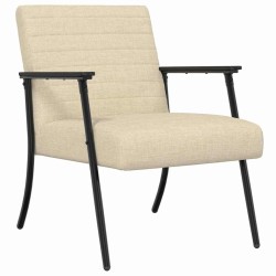 fauteuil Crème 59 x 75 x 78 cm tissu 581156581156
