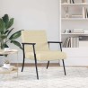 fauteuil Crème 59 x 75 x 78 cm tissu 581156581156