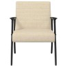 fauteuil Crème 59 x 75 x 78 cm tissu 581156581156
