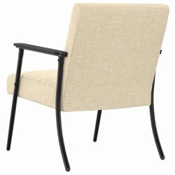 fauteuil Crème 59 x 75 x 78 cm tissu 581156581156