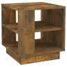 Table basse chêne fumé 40x40x43 cm bois d'ingénierie 581159581159