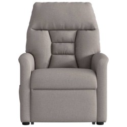 Fauteuil inclinable de massage Taupe Tissu 581160581160
