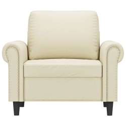 Fauteuil Crème 60 cm Similicuir 581164581164
