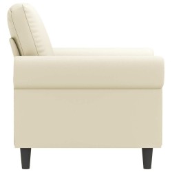Fauteuil Crème 60 cm Similicuir 581164581164
