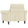 Fauteuil Crème 60 cm Similicuir 581164581164