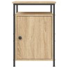 Table de chevet chêne sonoma 40x42x60 cm bois d'ingénierie 581167581167