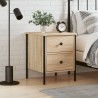 Table de chevet chêne sonoma 40x42x50 cm bois d'ingénierie 581168581168