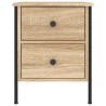 Table de chevet chêne sonoma 40x42x50 cm bois d'ingénierie 581168581168