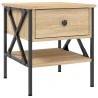 Table de chevet chêne sonoma 40x42x45 cm bois d'ingénierie 581170581170