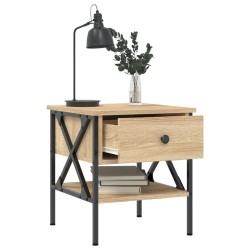 Table de chevet chêne sonoma 40x42x45 cm bois d'ingénierie 581170581170