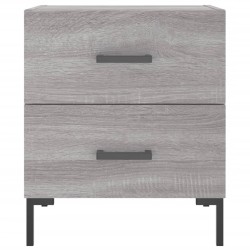 Table de chevet sonoma gris 40x35x47,5 cm bois d’ingénierie 581175581175