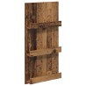 Étagère à magazines avec étagère Bois ancien 51 x 11 x 102 cm 581176581176