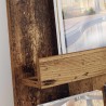 Étagère à magazines avec étagère Bois ancien 51 x 11 x 102 cm 581176581176