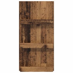 Étagère à magazines avec étagère Bois ancien 51 x 11 x 102 cm 581176581176