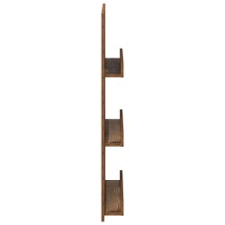 Étagère à magazines avec étagère Bois ancien 51 x 11 x 102 cm 581176581176