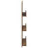 Étagère à magazines avec étagère Bois ancien 51 x 11 x 102 cm 581176581176
