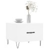 Tables basses 2 pcs blanc 50x50x40 cm bois d'ingénierie 581177581177