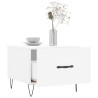Tables basses 2 pcs blanc 50x50x40 cm bois d'ingénierie 581177581177