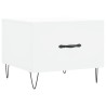 Tables basses 2 pcs blanc 50x50x40 cm bois d'ingénierie 581177581177