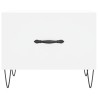 Tables basses 2 pcs blanc 50x50x40 cm bois d'ingénierie 581177581177