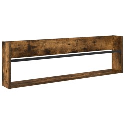 Étagère à magazines avec étagère Chêne fumé 100 x 12 x 30 cm 581178581178