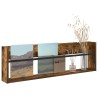 Étagère à magazines avec étagère Chêne fumé 100 x 12 x 30 cm 581178581178