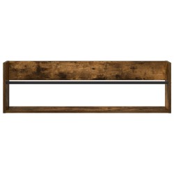 Étagère à magazines avec étagère Chêne fumé 100 x 12 x 30 cm 581178581178