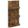 Étagère à magazines avec étagère Chêne fumé 51 x 11 x 102 cm 581179581179