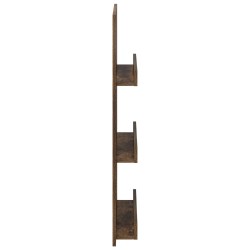 Étagère à magazines avec étagère Chêne fumé 51 x 11 x 102 cm 581179581179
