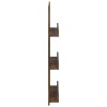 Étagère à magazines avec étagère Chêne fumé 51 x 11 x 102 cm 581179581179