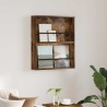 Étagère à magazines avec étagère Chêne fumé 60 x 12 x 70 cm 581180581180