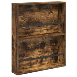 Étagère à magazines avec étagère Chêne fumé 60 x 12 x 70 cm 581180581180