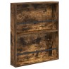 Étagère à magazines avec étagère Chêne fumé 60 x 12 x 70 cm 581180581180