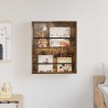 Étagère à magazines avec étagère Chêne fumé 60 x 12 x 70 cm 581180581180