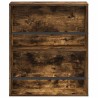 Étagère à magazines avec étagère Chêne fumé 60 x 12 x 70 cm 581180581180