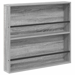 Étagère à magazines avec étagère Gris Sonoma 80 x 12 x 70 cm 581184581184