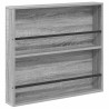 Étagère à magazines avec étagère Gris Sonoma 80 x 12 x 70 cm 581184581184