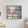 Étagère à magazines avec étagère Gris Sonoma 80 x 12 x 70 cm 581184581184