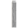 Étagère à magazines avec étagère Gris Sonoma 80 x 12 x 70 cm 581184581184