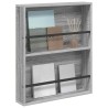 Étagère à magazines avec étagère Gris Sonoma 60 x 12 x 70 cm 581185581185