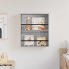 Étagère à magazines avec étagère Gris Sonoma 60 x 12 x 70 cm 581185581185