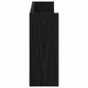 Étagère à magazines avec étagère Chêne noir 60 x 12 x 30 cm 581186581186