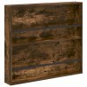 Étagère à magazines avec étagère Chêne fumé 80 x 12 x 70 cm 581187581187