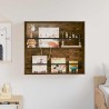 Étagère à magazines avec étagère Chêne fumé 80 x 12 x 70 cm 581187581187