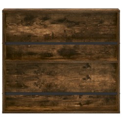 Étagère à magazines avec étagère Chêne fumé 80 x 12 x 70 cm 581187581187