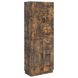 Ensemble de Meubles 2 pcs Chêne fumé Bois d'ingénierie 581188581188