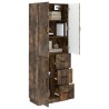 Ensemble de Meubles 2 pcs Chêne fumé Bois d'ingénierie 581188581188