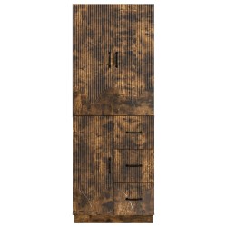 Ensemble de Meubles 2 pcs Chêne fumé Bois d'ingénierie 581188581188