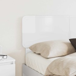 Tête de lit Blanc Brillant Bois d'ingénierie 581190581190