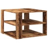 Table basse vieux bois 58x58x40 cm bois d'ingénierie 581191581191